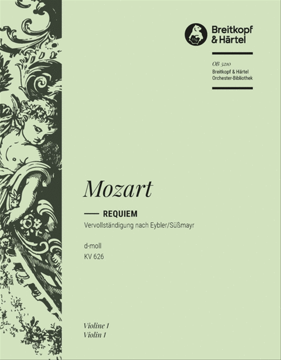 Requiem in D minor K. 626 4-Part scores gallery preview page 1