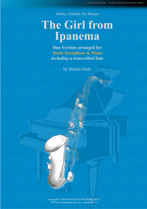 Book cover for The Girl From Ipanema (garôta De Ipanema)