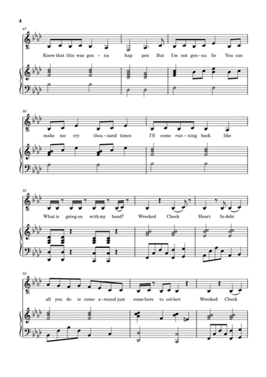 Tears Of Gold Voice scores gallery preview page 4