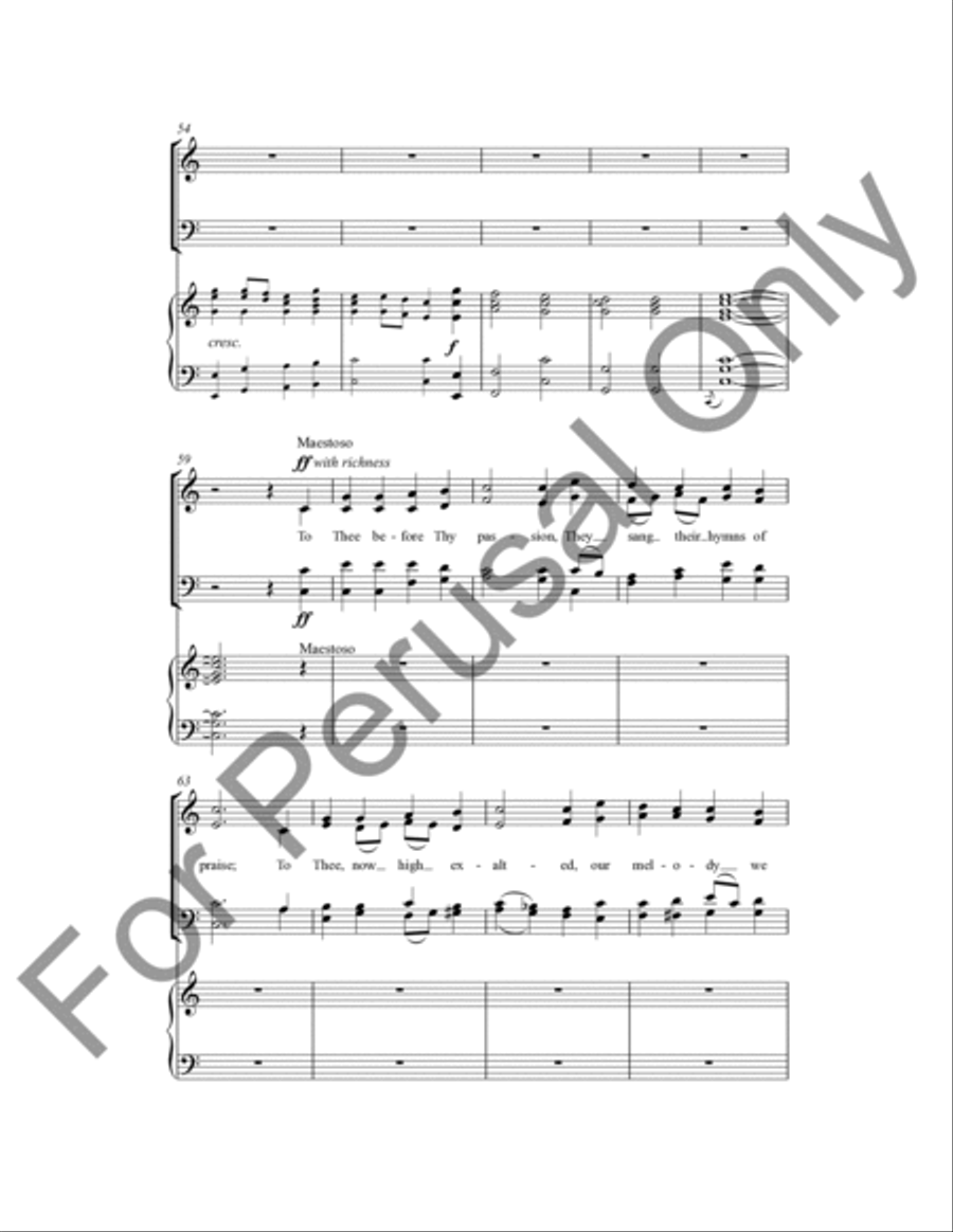 All Glory, Laud and Honor (Choral Score) 4-Part scores gallery preview page 6