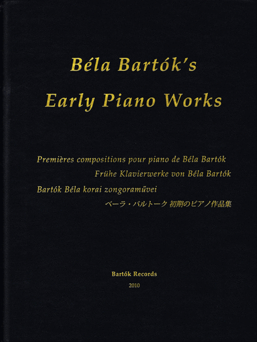 Early Piano Works Early Piano Works Piano Solo scores gallery preview page 1