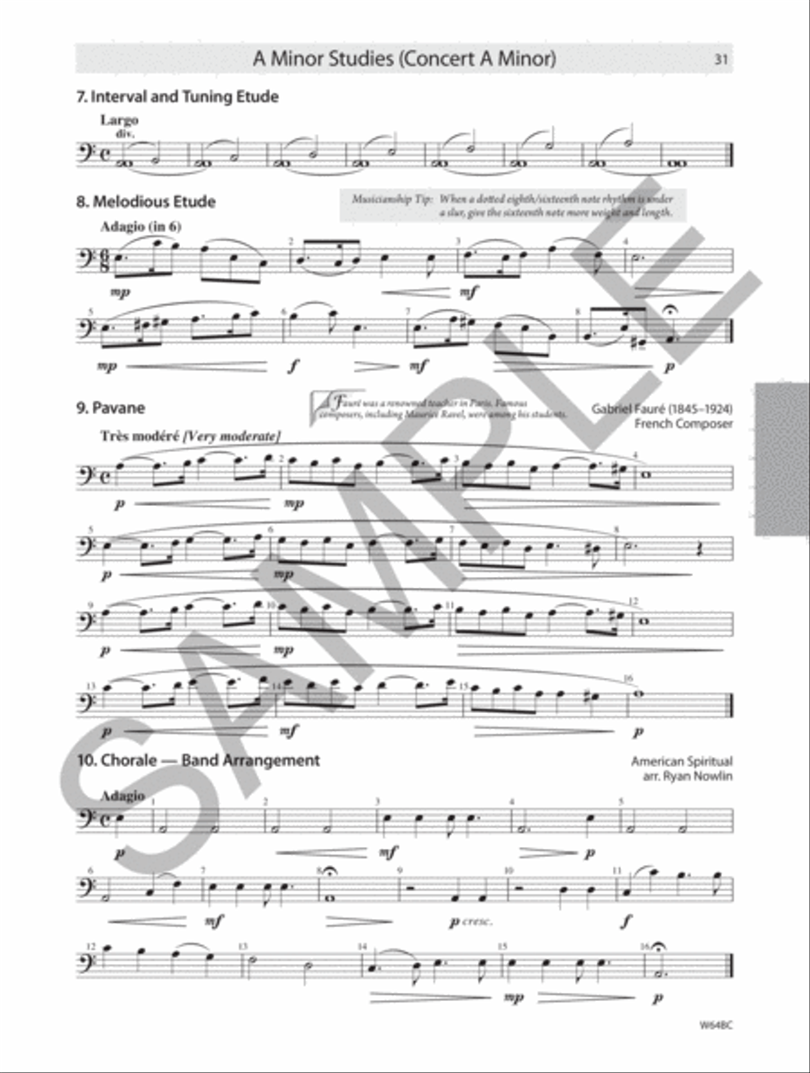 Tradition of Excellence: Technique and Musicianship - Baritone/Euphonium B.C. Concert Band Methods scores gallery preview page 3