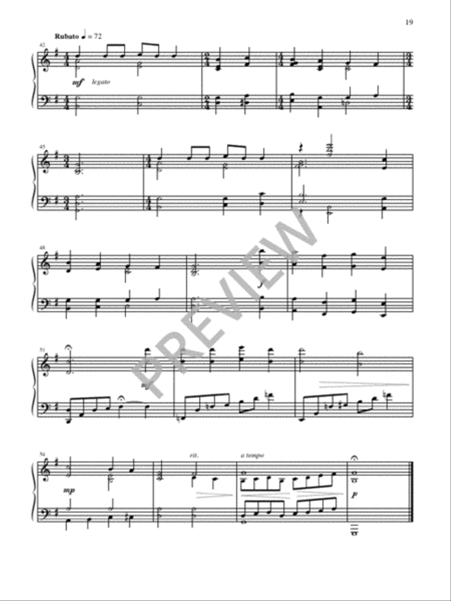 Six Advent Christmas Carols Christmas scores gallery preview page 21