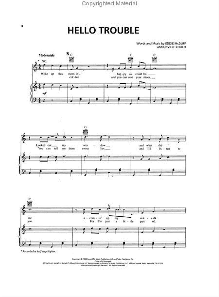 Crazy Heart Crazy Heart Piano, Vocal, Guitar scores gallery preview page 3