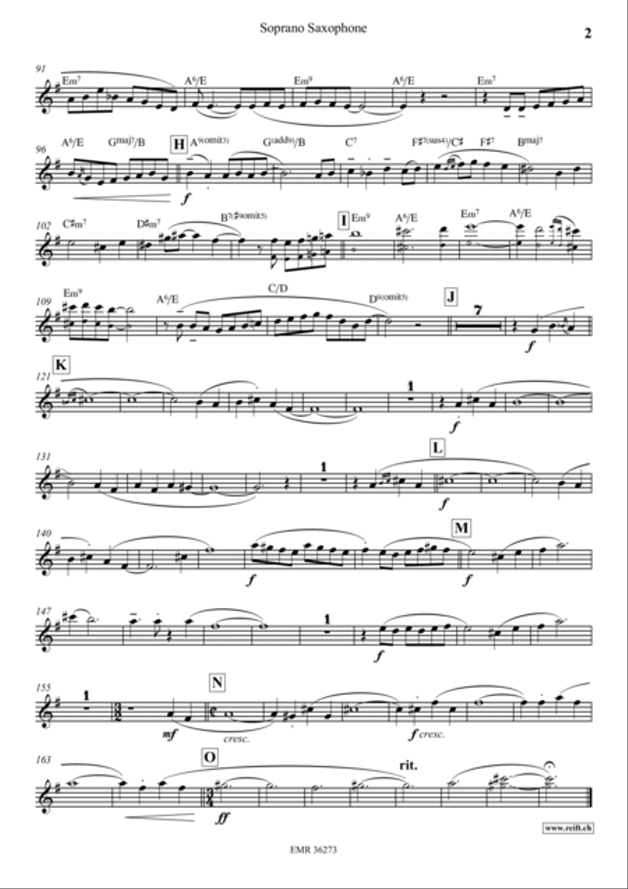 Summertime Soprano Saxophone scores gallery preview page 3