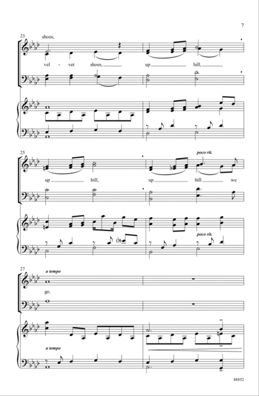 Velvet Shoes Velvet Shoes Choir scores gallery preview page 5