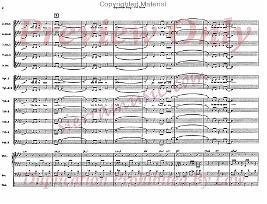 September Song Jazz Ensemble scores gallery preview page 3