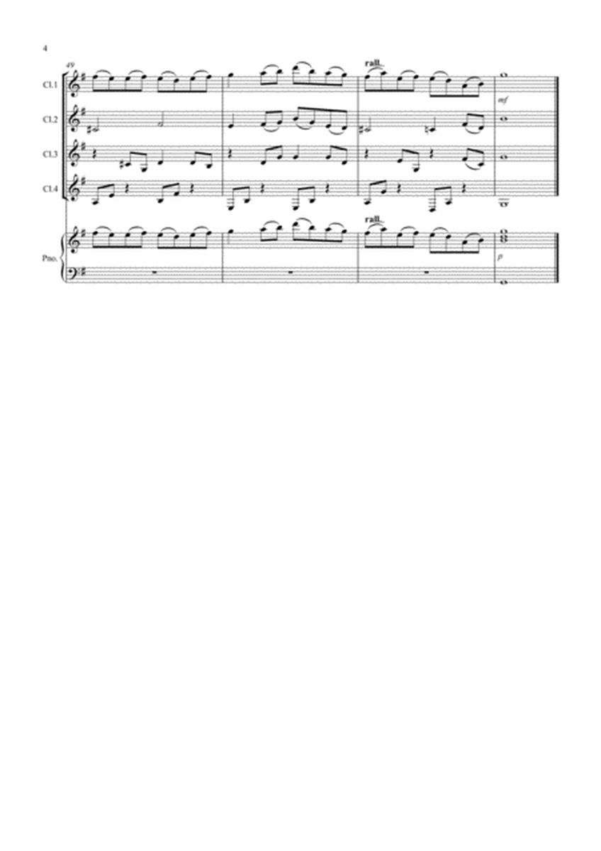 Intermezzo (Fantasia from Carmen) for Clarinet Quartet image number null