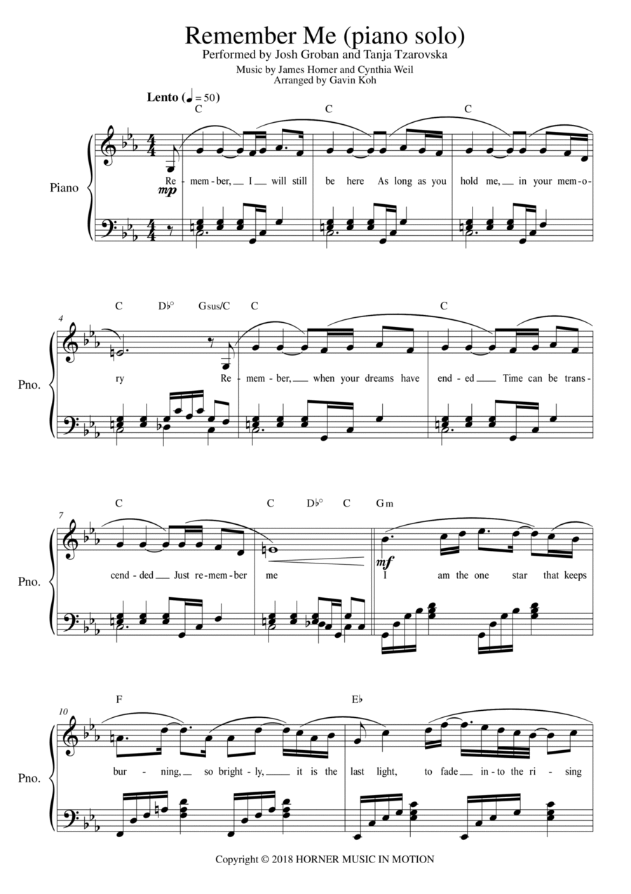 Remember Voice scores gallery preview page 1