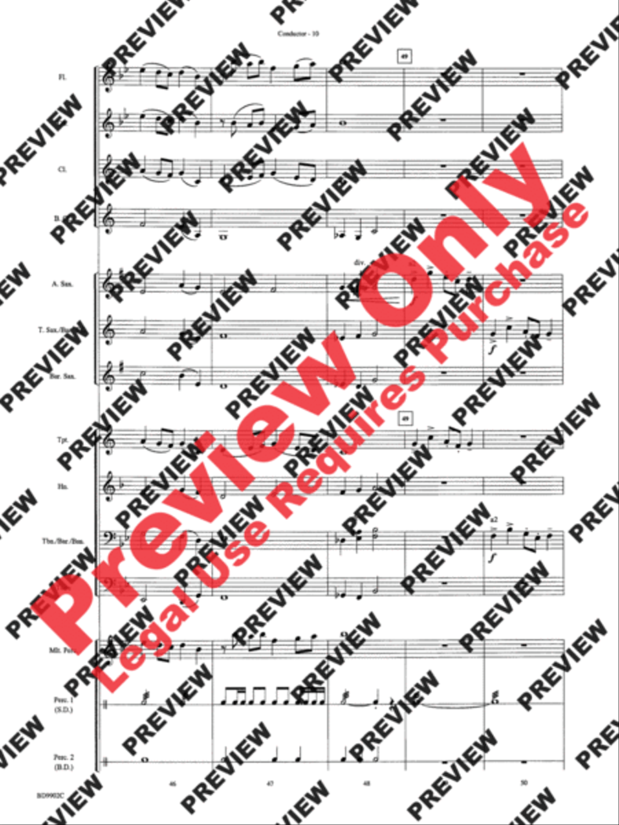 Then Come the Heroes Then Come the Heroes Concert Band scores gallery preview page 12