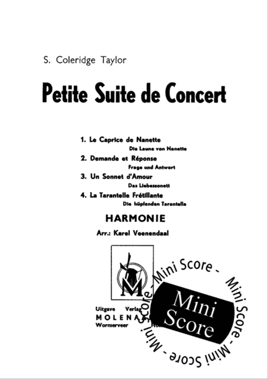 Petite Suite de Concert Concert Band scores gallery preview page 3