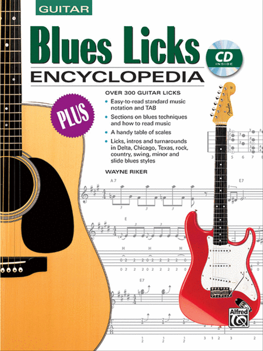Blues Licks Encyclopedia Electric Guitar scores gallery preview page 1