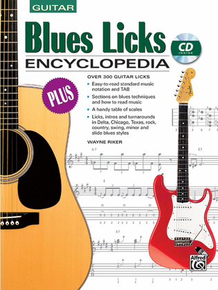 Book cover for Blues Licks Encyclopedia