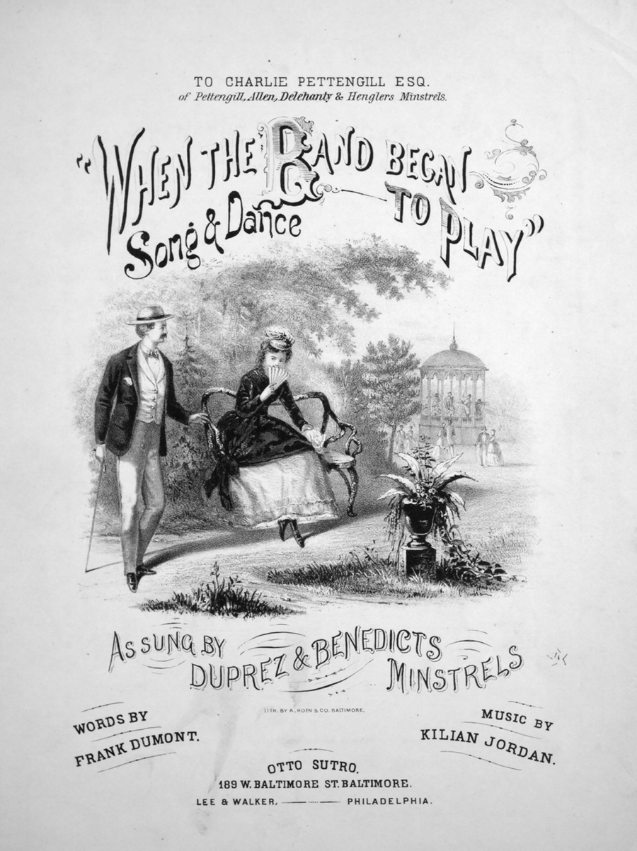 When the Band Began to Play. Song & Dance