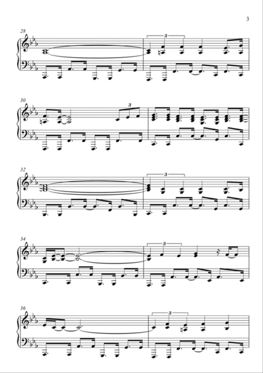 Master Blaster Piano Solo scores gallery preview page 3