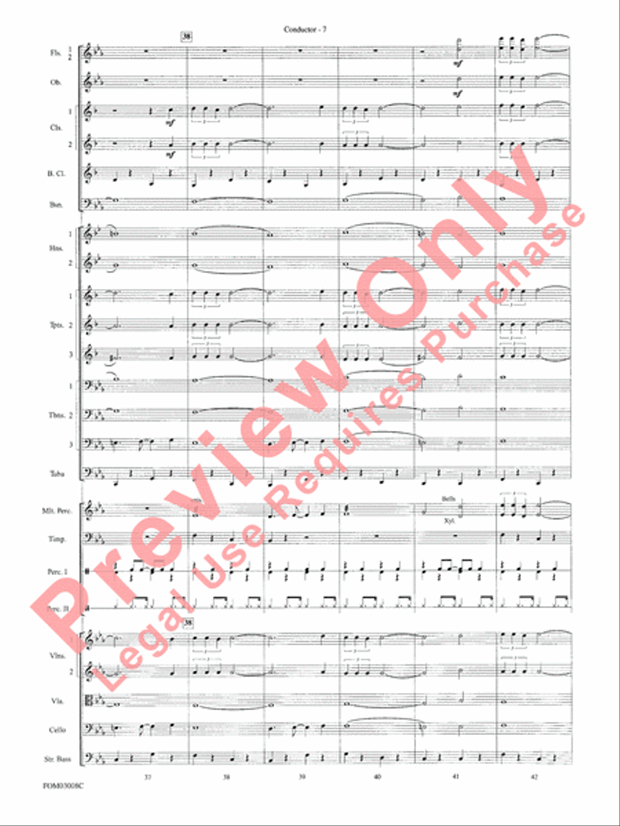 Chicago (from the musical Chicago) Full Orchestra scores gallery preview page 10