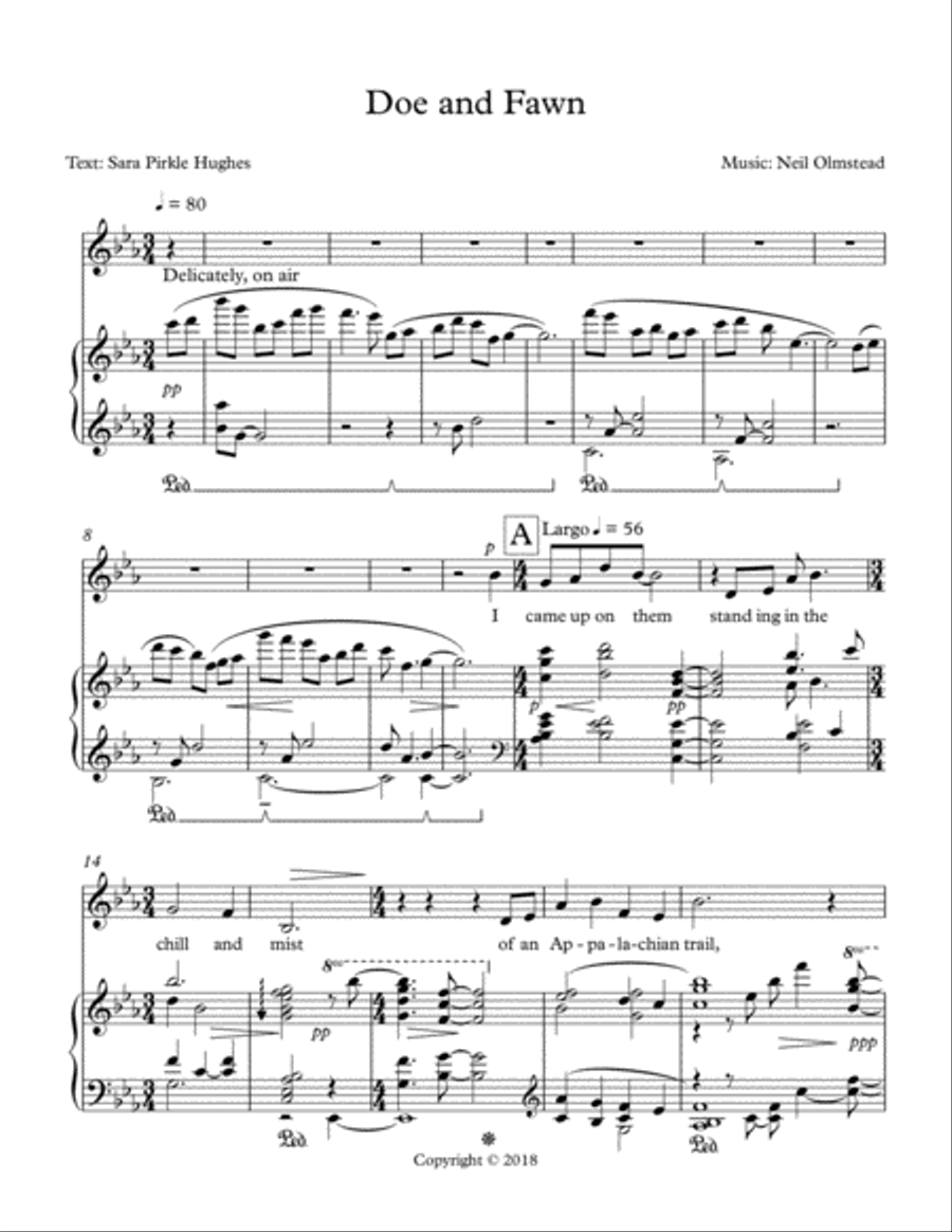 Doe and Fawn Voice scores gallery preview page 1