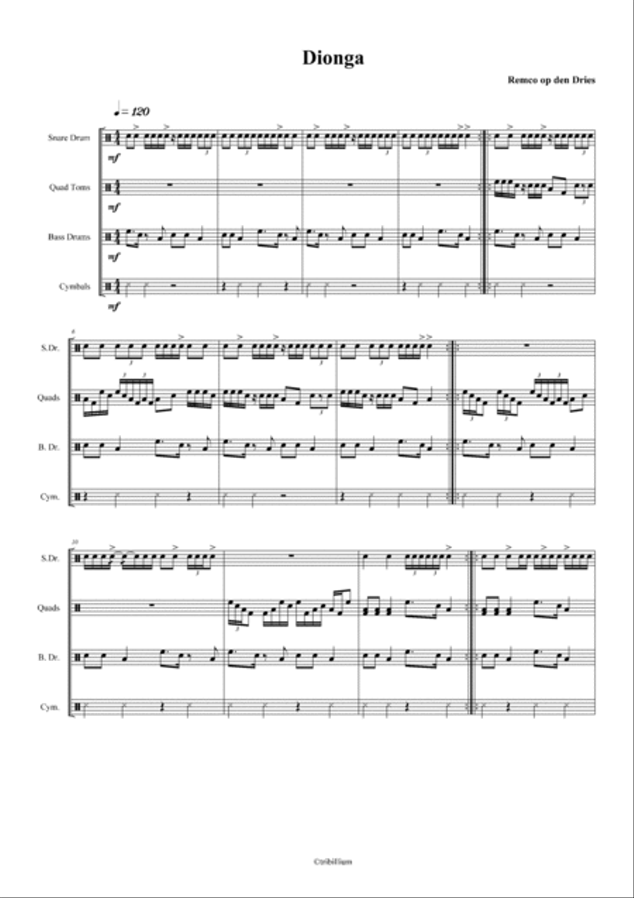 Dionga Drum Set scores gallery preview page 2