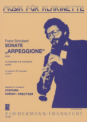 Book cover for Sonata G minor "Arpeggione" D 821