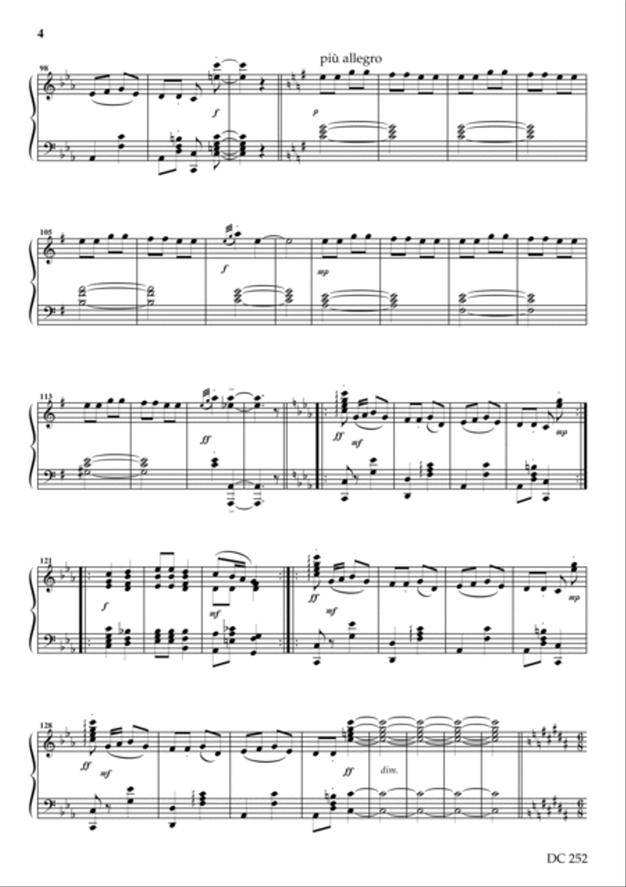Baltic Dances - arranged for piano Piano Solo scores gallery preview page 4