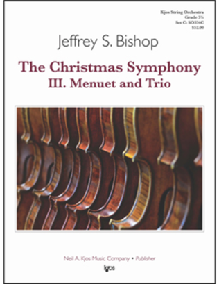 Book cover for The Christmas Symphony - III - Score