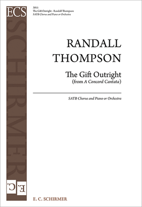 Book cover for A Concord Cantata: The Gift Outright
