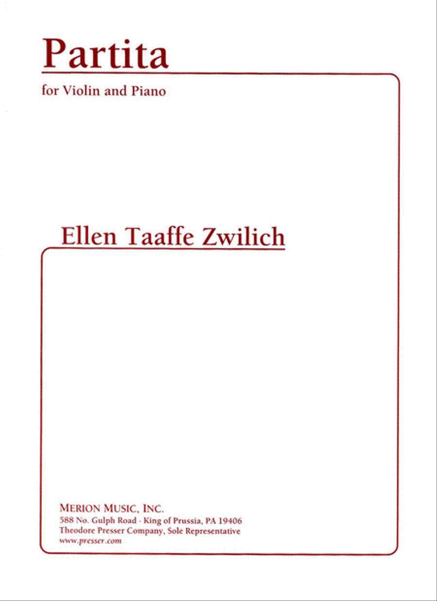 Partita Chamber Music scores gallery preview page 1