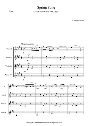 Book cover for Lieder ohne Worte Op.62 No.6