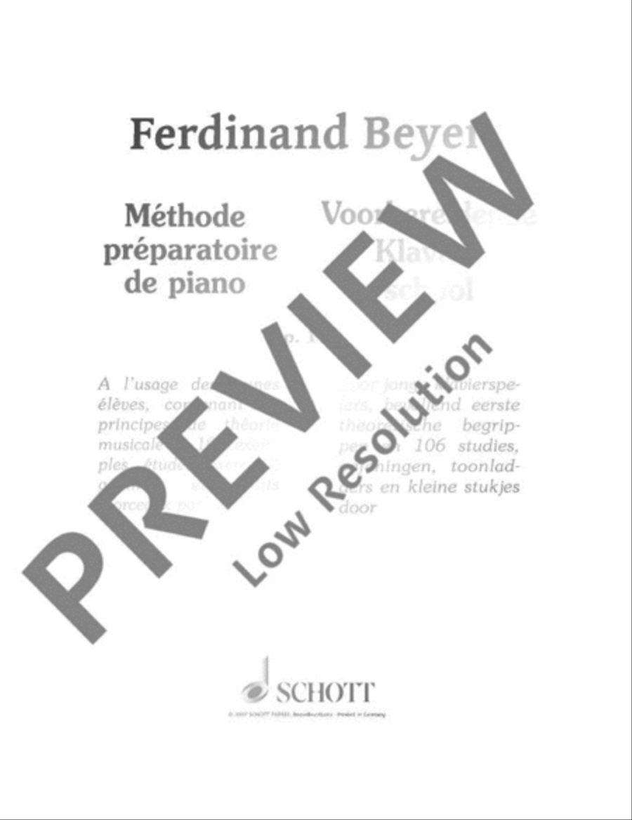 Méthode préparatoire de piano Piano Solo scores gallery preview page 2