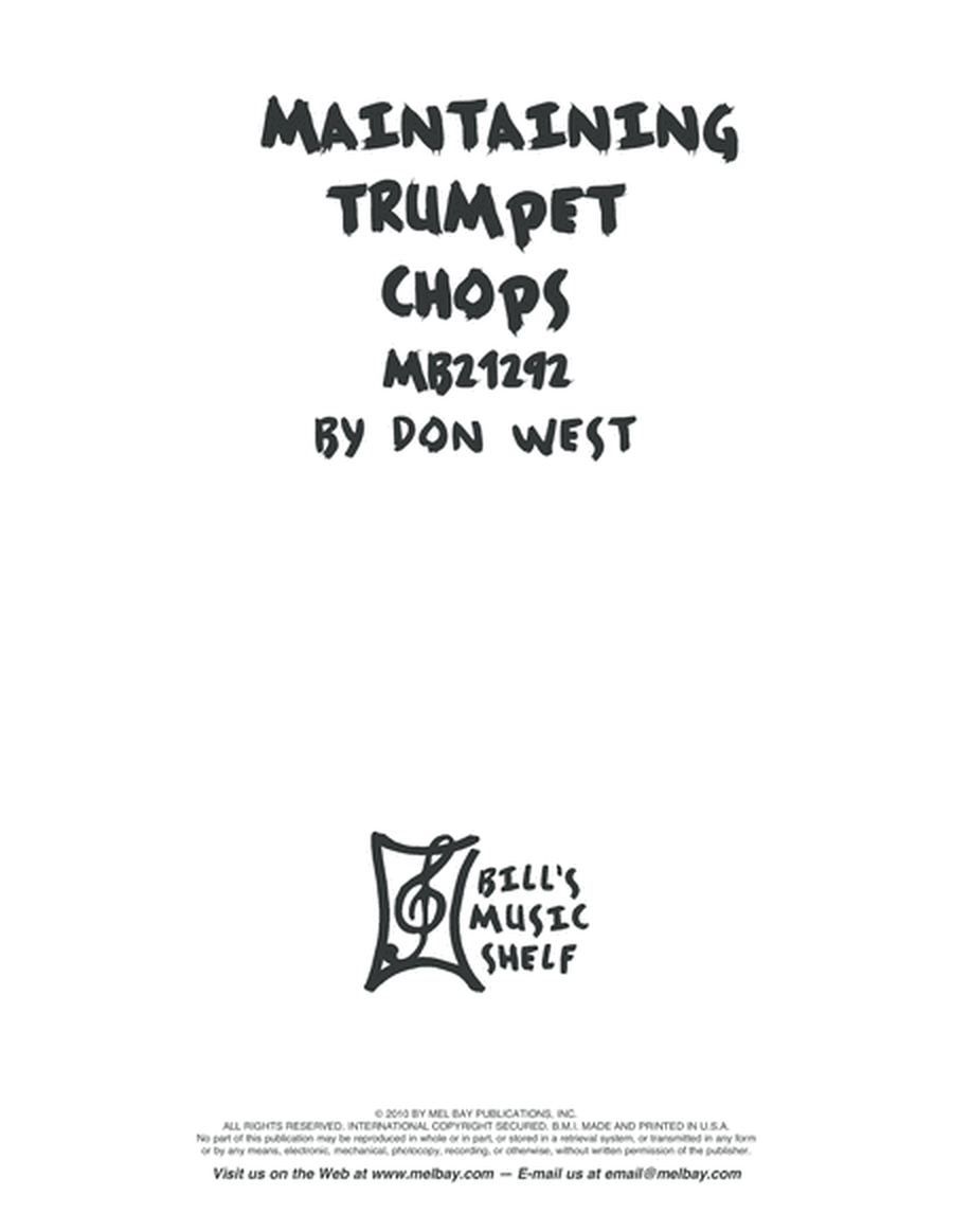 Maintaining Trumpet Chops