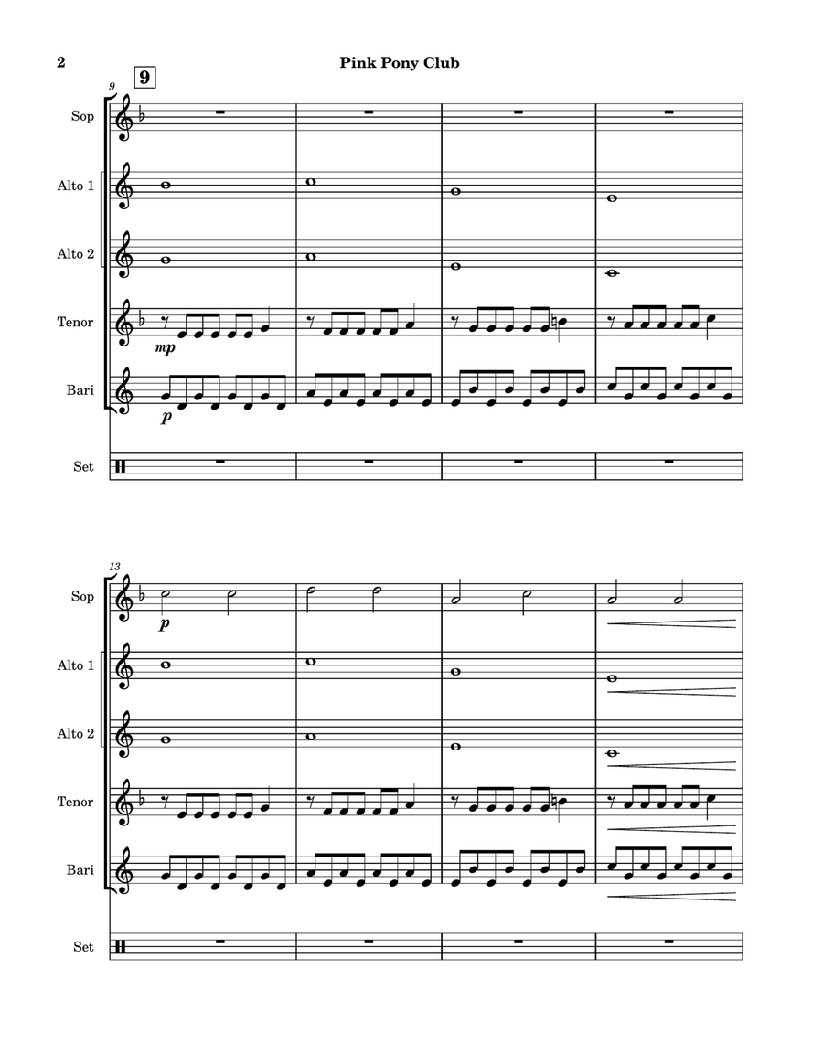 Pink Pony Club Small Ensemble scores gallery preview page 2