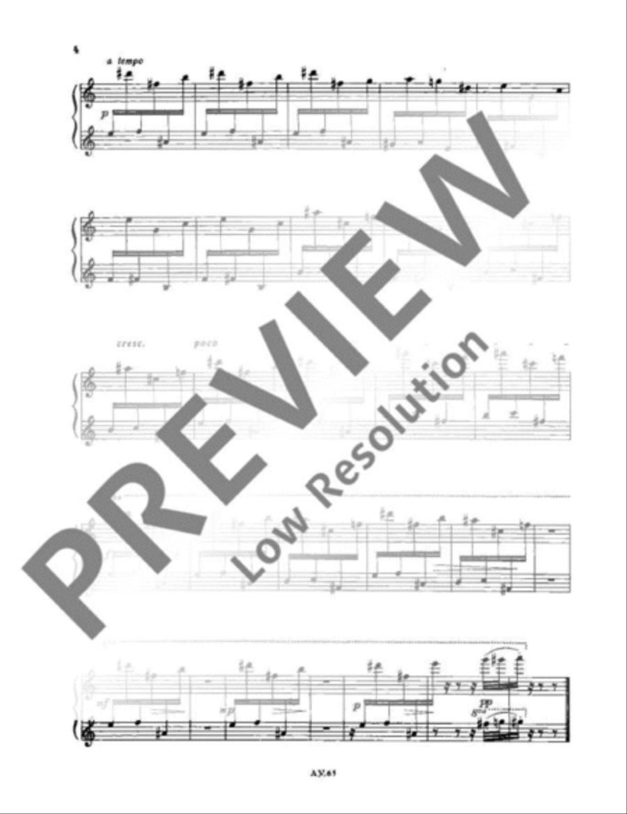 Six portraits Piano Solo scores gallery preview page 5