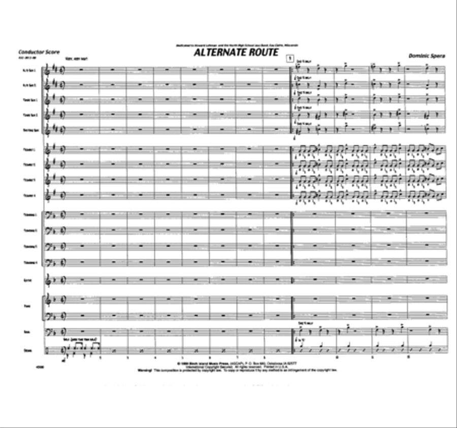 Alternate Route Jazz Ensemble scores gallery preview page 2