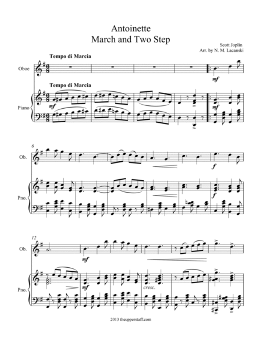 Antoinette Piano scores gallery preview page 3