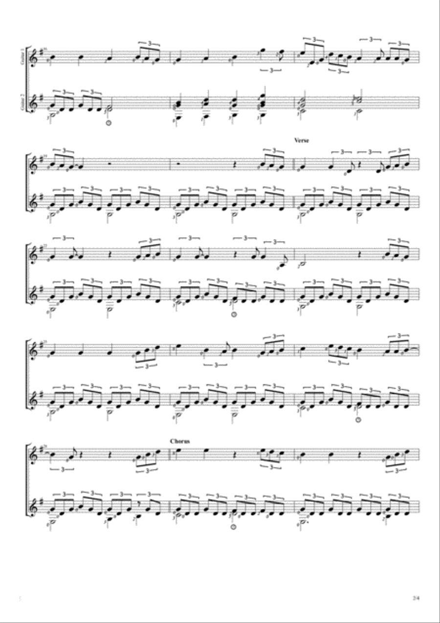You Are The Reason You Are The Reason Electric Guitar scores gallery preview page 2