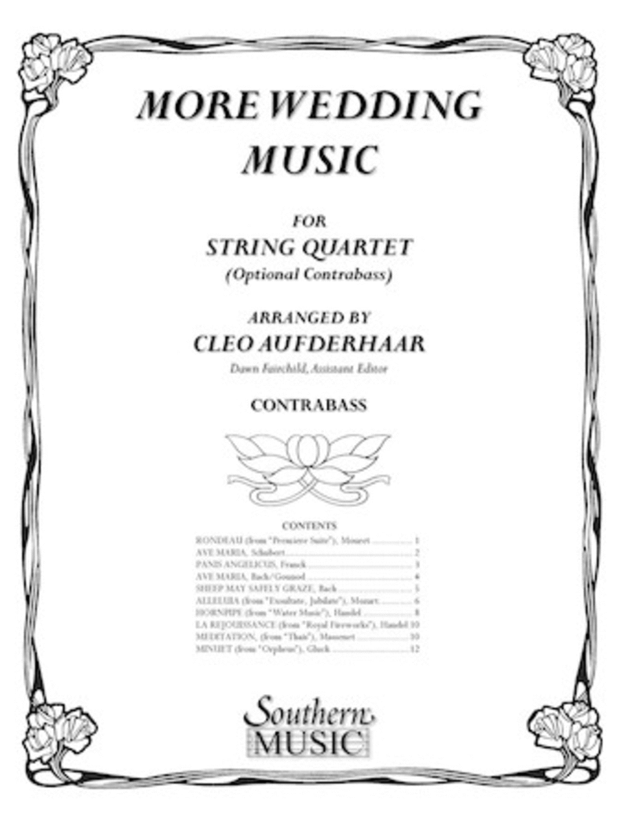 More Wedding Music String Quartet scores gallery preview page 1