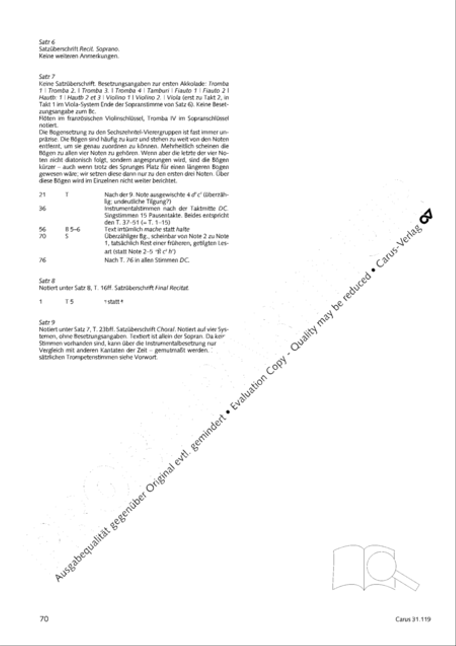 Praise the Lord, O Jerusalem (Preise, Jerusalem, den Herrn) 4-Part scores gallery preview page 71