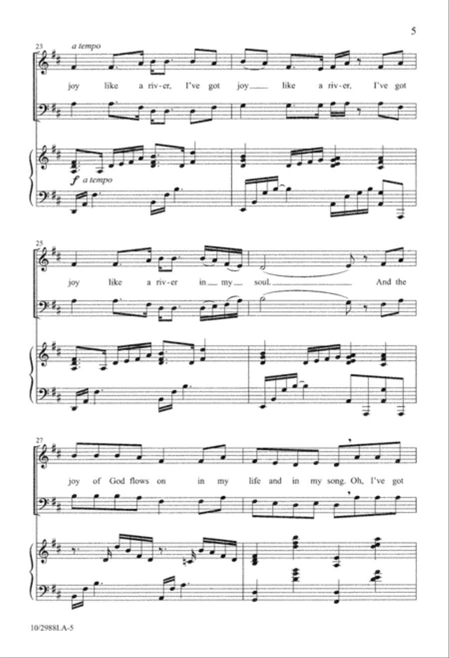 I've Got Peace I've Got Peace 4-Part scores gallery preview page 5