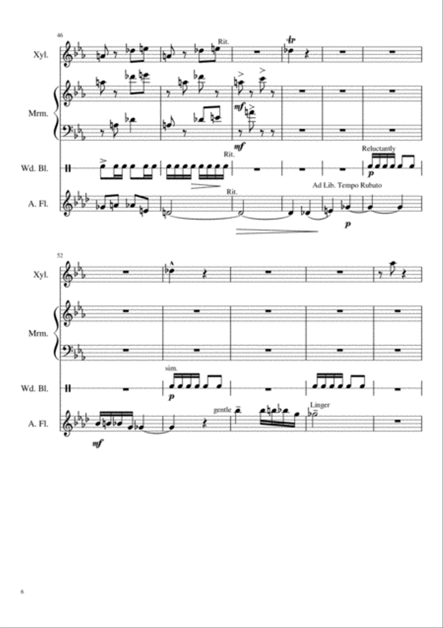 ANANGULA - an Australian Piece Percussion Ensemble scores gallery preview page 6