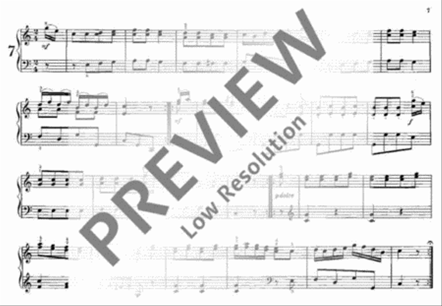 20 English Dances Piano Solo scores gallery preview page 10