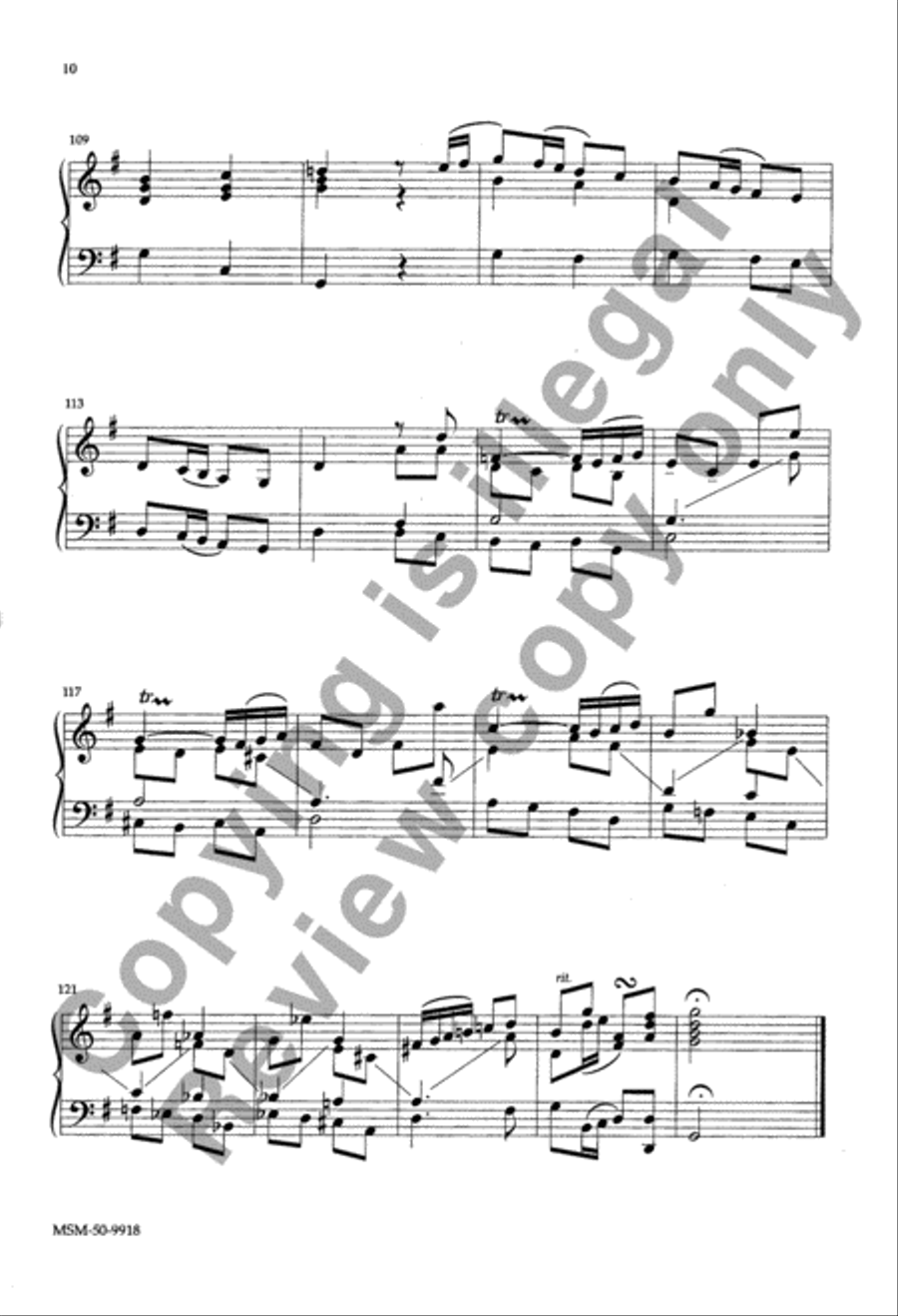 Laudamus Te We Praise You, God SA scores gallery preview page 10