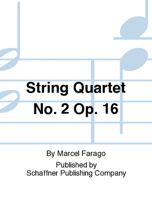 String Quartet No. 2 Op. 16