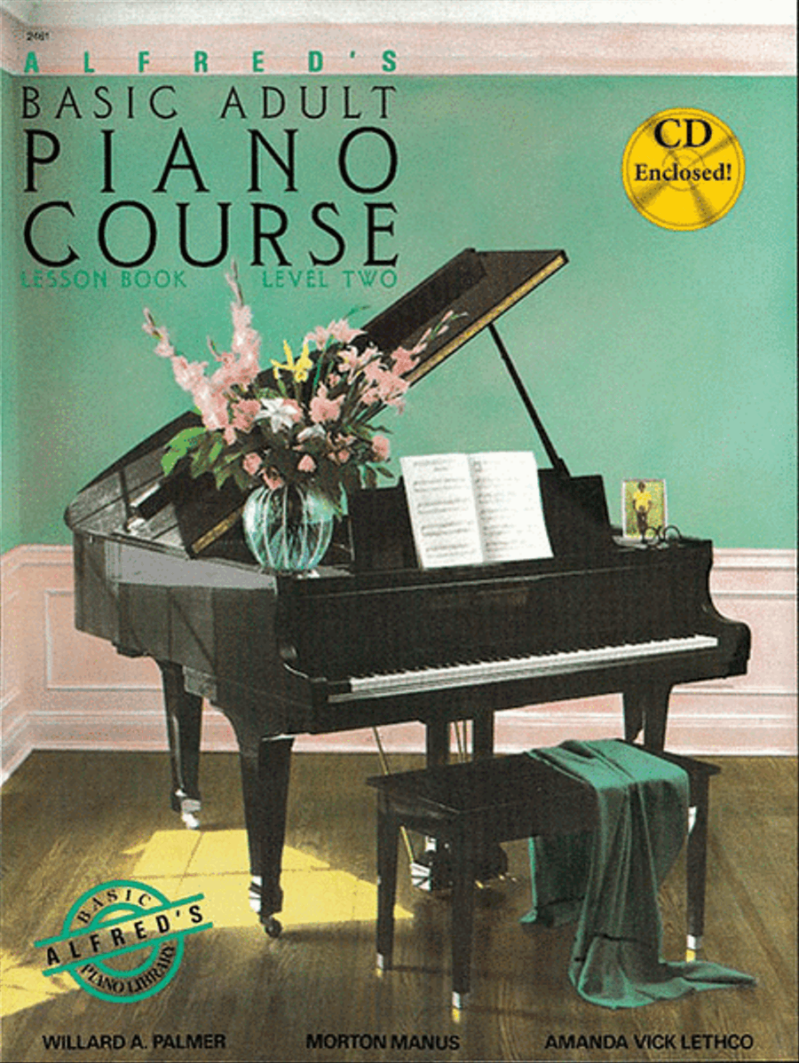 Alfred's Basic Adult Piano Course Lesson Book, Book 2 Piano Method scores gallery preview page 1