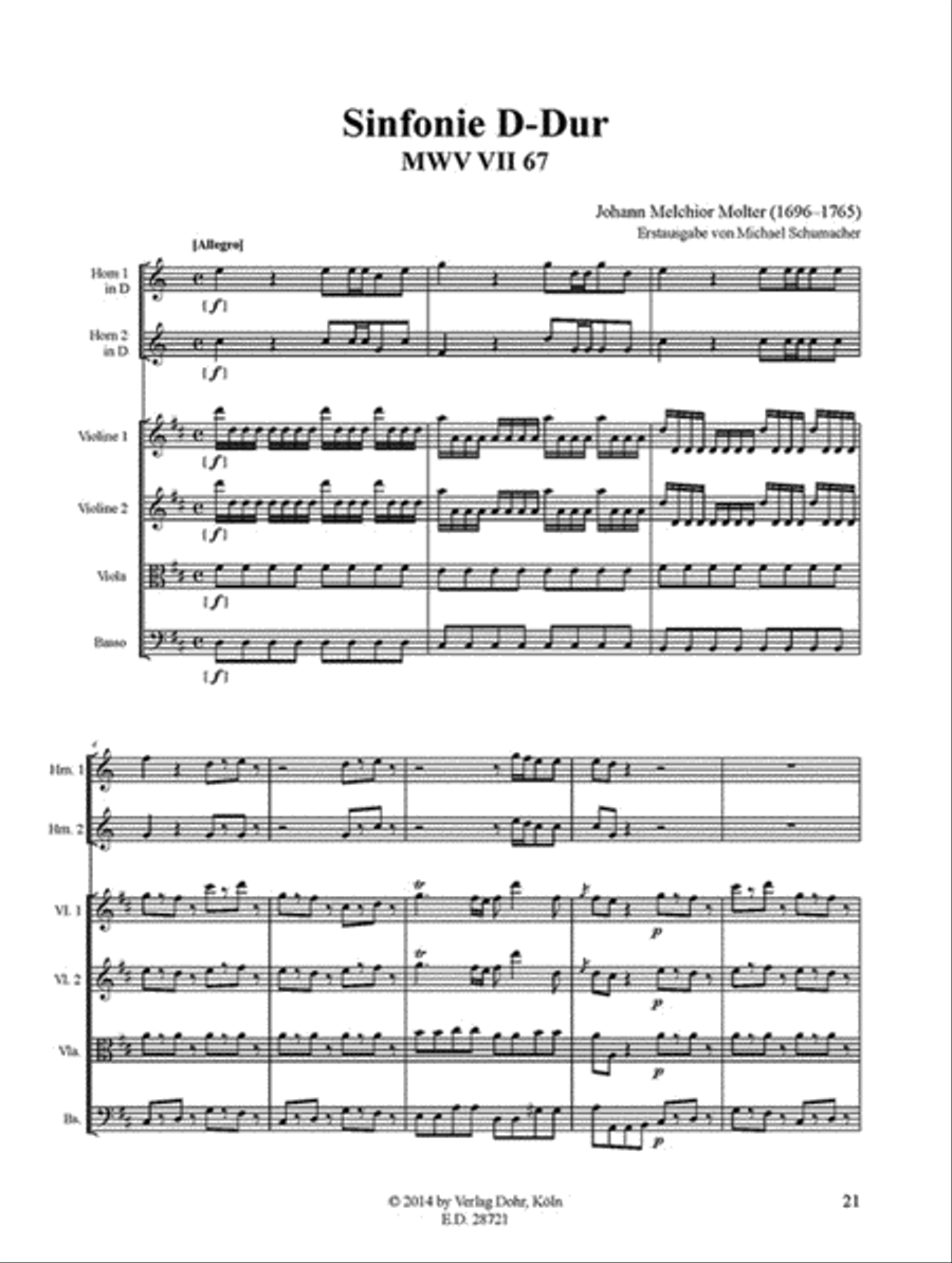 Sinfonien Nr. 66, 67 & 68 Orchestra scores gallery preview page 3