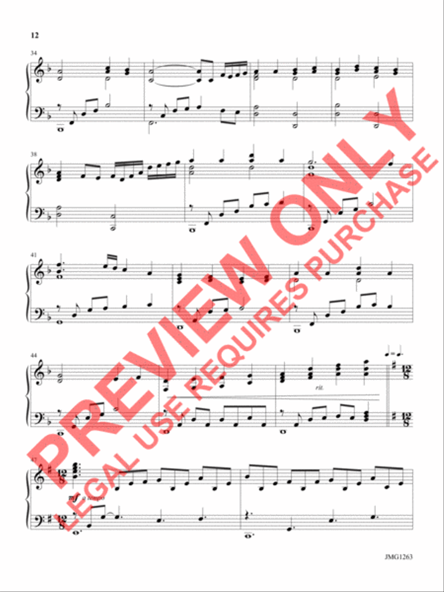 A Peaceful Noel Piano Solo scores gallery preview page 10