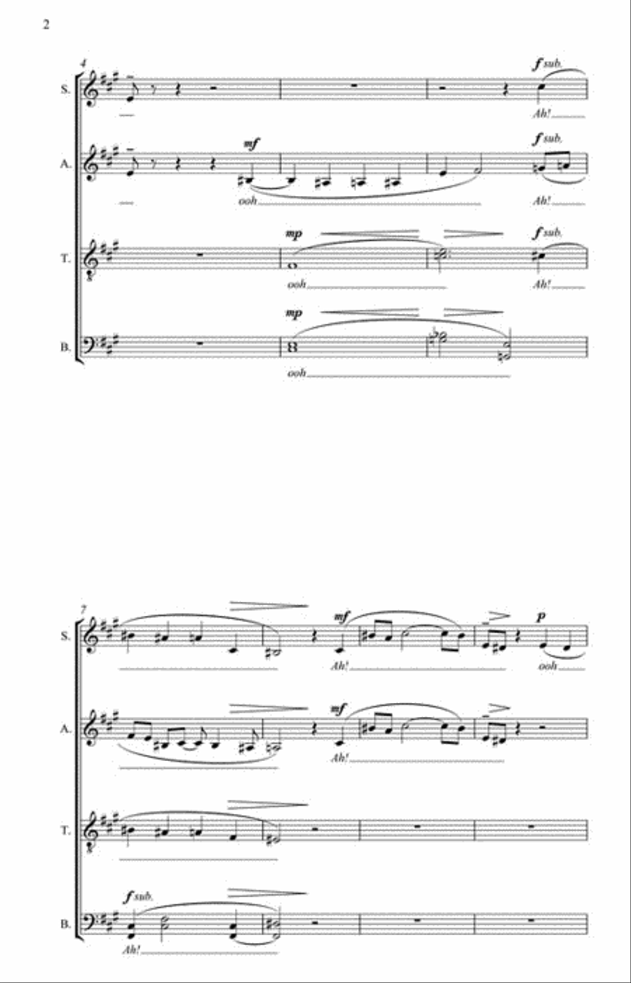 The Stolen Child 4-Part scores gallery preview page 3