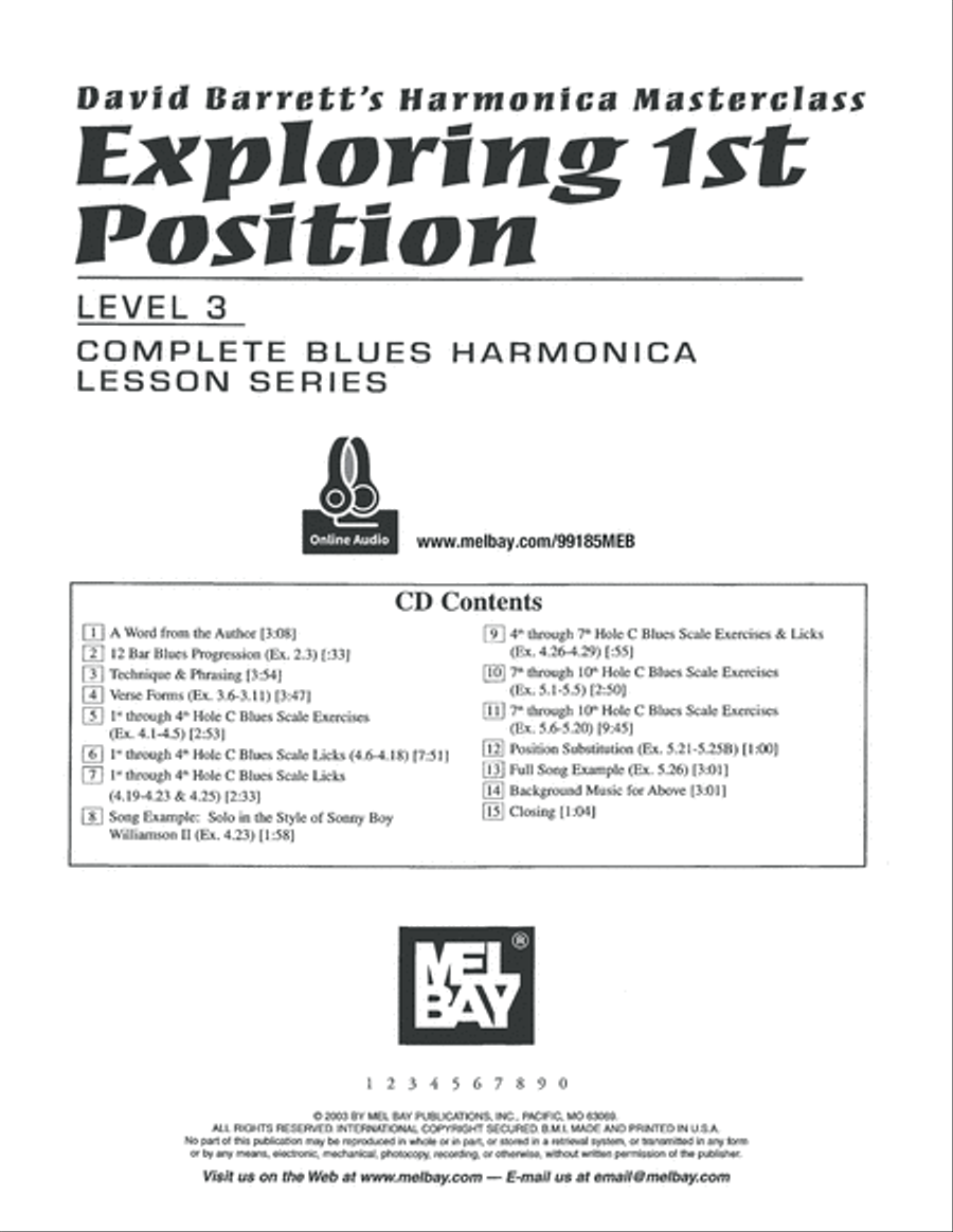 Exploring 1st Position, Level 3 Harmonica scores gallery preview page 2