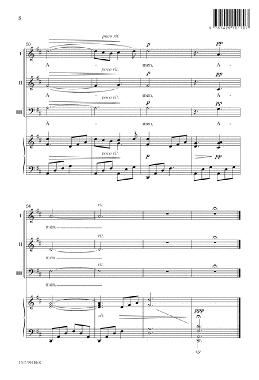 Laudate Dominum Laudate Dominum 3-Part scores gallery preview page 9