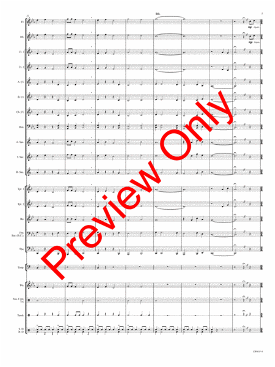 Laudis Concert Band scores gallery preview page 8