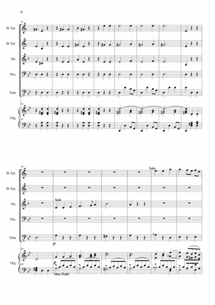 REGINA COELI LAETARE - F. Schubert - Arr. for Brass Quintet and Piano/Organ image number null